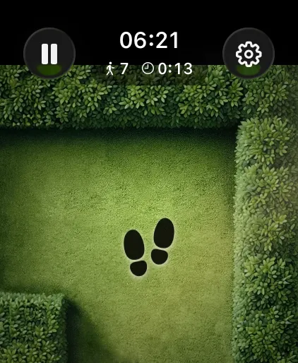 Watch maze navigation
